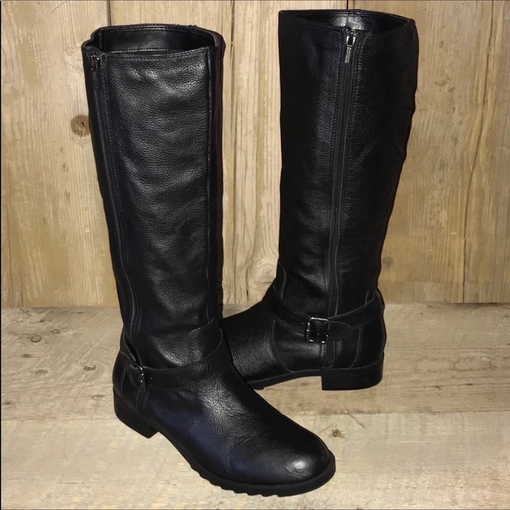 Kenneth Cole Reaction Leather Knee High Boot 9.5 M